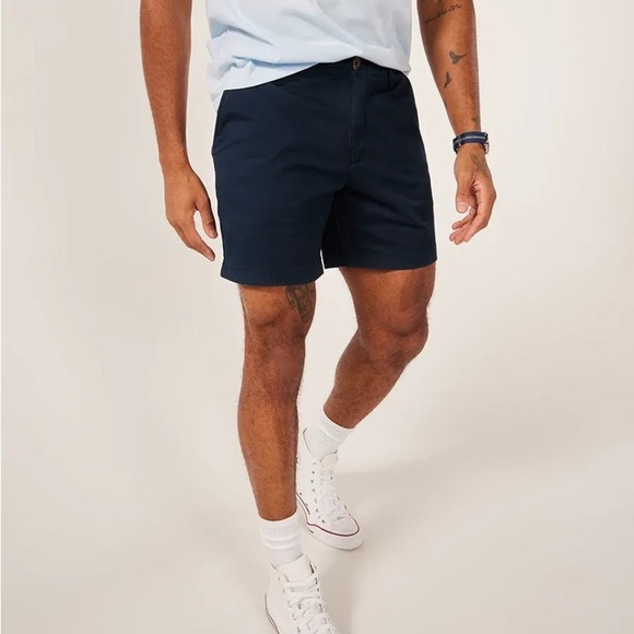 NWT Chubbies Men’s The Armadas Navy 7” Stretch Twill Shorts in size M - Picture 1 of 9
